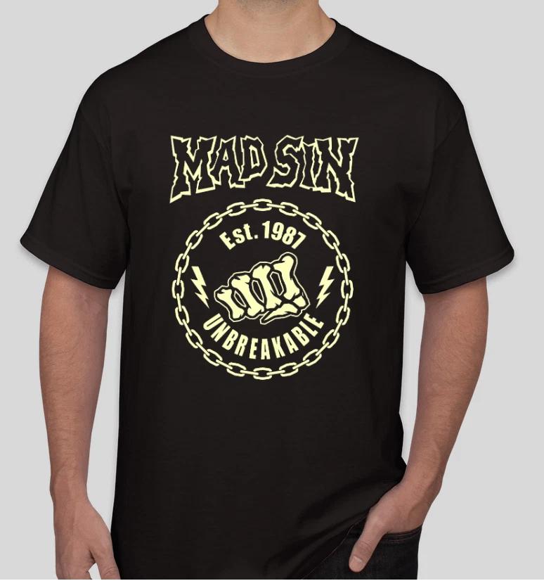 Mad Sin Unbreakable T shirt Tee Rock Band Music Punk Medal CBGC S
