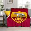 Rome Wolf Football club Printed Throws Blanket Soft Flannel Blankets for Couch Bed Gifts for Men Women Picnic blanket Christmas gifts