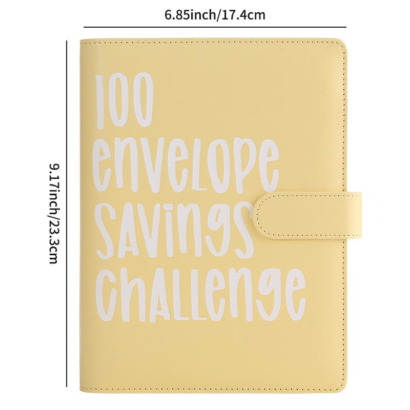 A5 Couple's 100-Day Savings Notebook with Insertable Binder