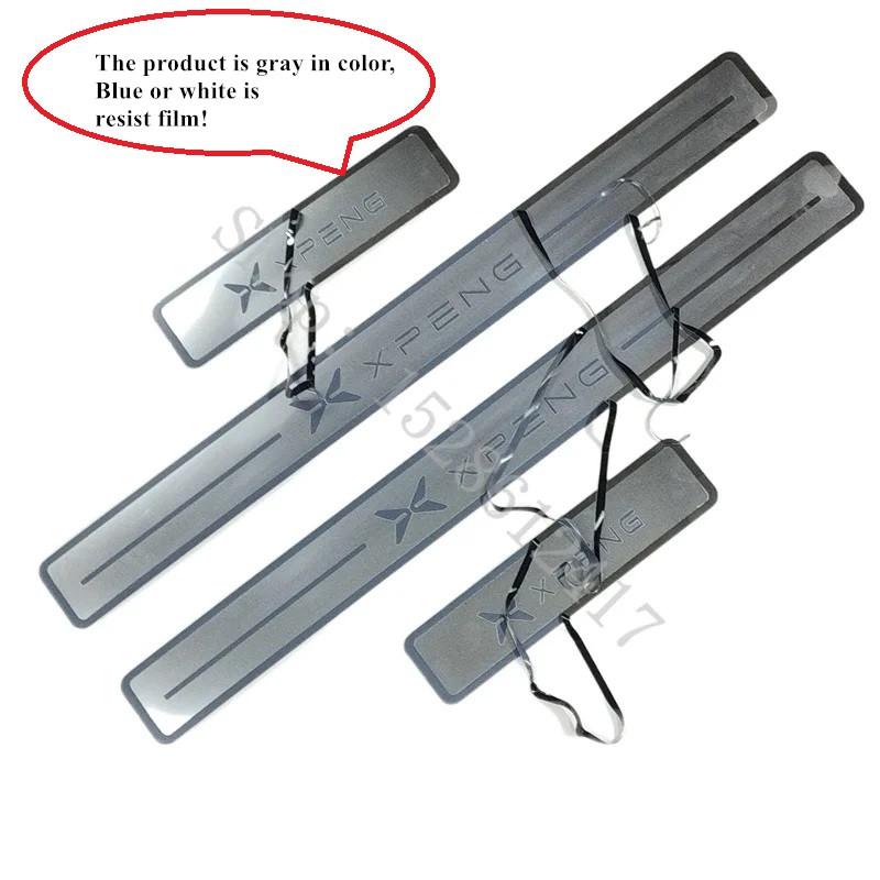 For XPENG X9 P5 P7 G3 G3I G6 G9 ~2025 Scuff Plate Door Sill Entry Guards Trim Threshold Pedal Stickers Car Accessories