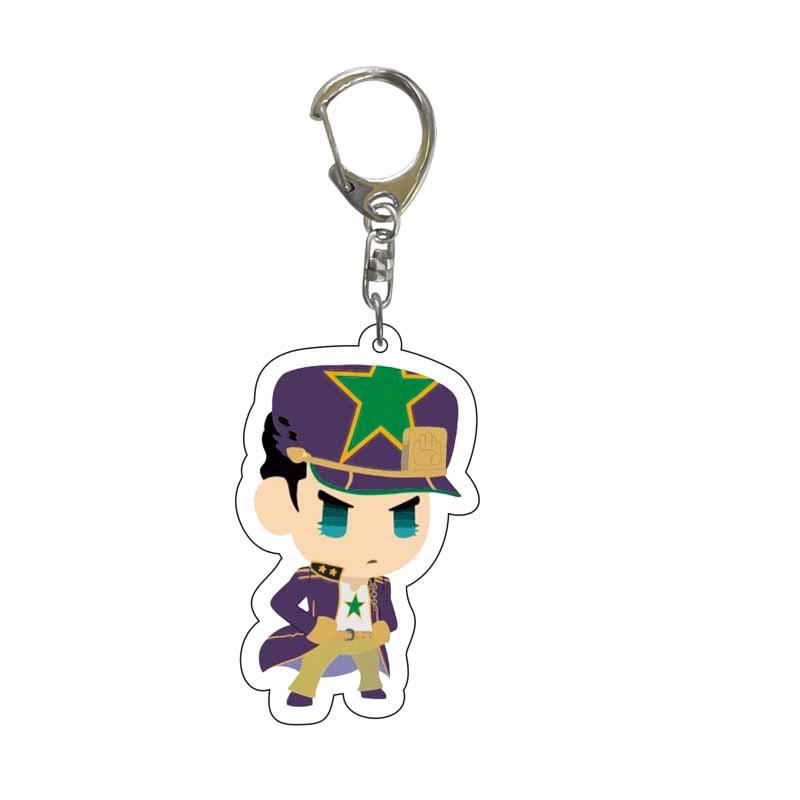 JOJO's Bizarre Adventure Acrylic Double-Sided Transparent Keychain Set of 5 Pendants