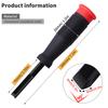 Corner Chisel CR-V 90° Right Angle Cutting Edge with Thick Metal Strike Cap and TPR Handle Hinge Mortise Door Installation Tool