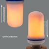 2 Pack 3W LED Flame Light Bulbs 4 Modes E26 Base Flickering Light Bulbs AC 85‑265V Upside Down Effect Fire Light Bulbs
