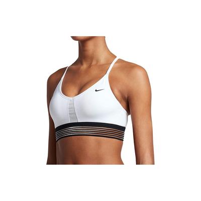 Solid Logo Shoulder Sports Bra Women Underwear White 832093-100