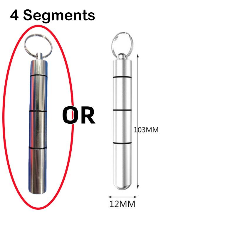 Medicine Box Health Care Waterproof Aluminum Pill Box Case Bottle Cache Drug Holder For Traveling Camping Container Keychain