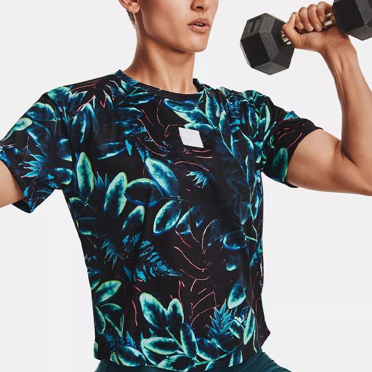 Under Armour T Shirt Women's Black Unisex 1366022-001