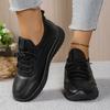 Round Toe Casual Sports Shoes In Autumn and Winter Fashionable New Style Comfortable Flat Bottom Women's Shoes