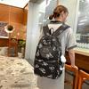Schoolbag Korean version ins wind butterfly printing backpack lightweight wear-resistant junior high school college student schoolbag niche versatile
