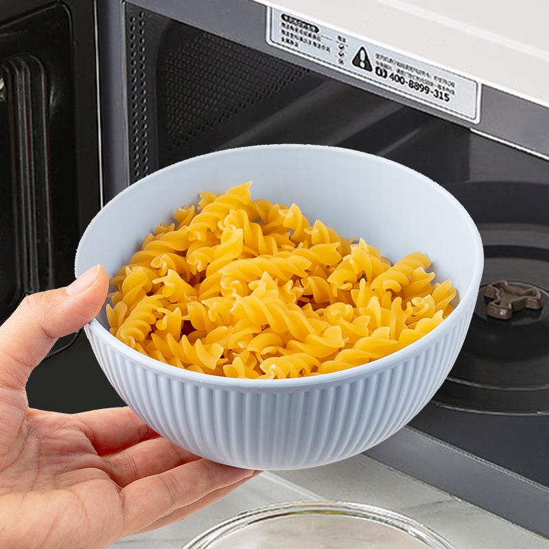 4ks pšeničné slámy ramen miska nádobí plné nádobí talíře miska večeře sada nádobí kempování sada nádobí