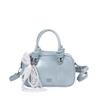 Minimalist Pu Small Square Bag With Lace Bow And Artificial Pearl Decorfor Daily Casual And Work Use