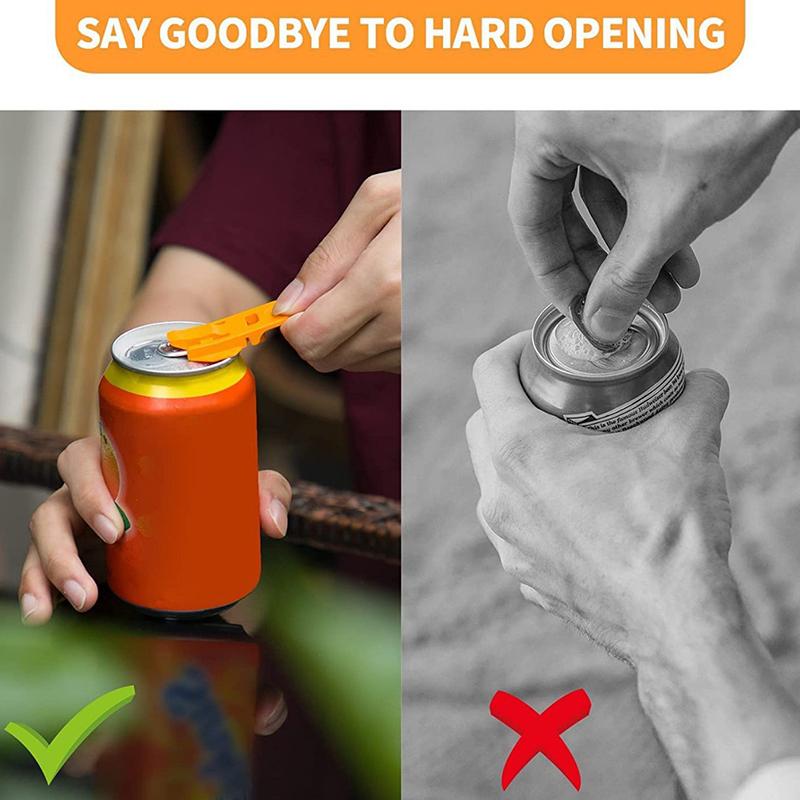 6 Pezzi Apriscatole Colorato Sigillante Facile Anti Polvere Apriscatole in Plastica Tappo Protettivo per Lattine di Bevande Soda Birra Cola Accessori da Cucina