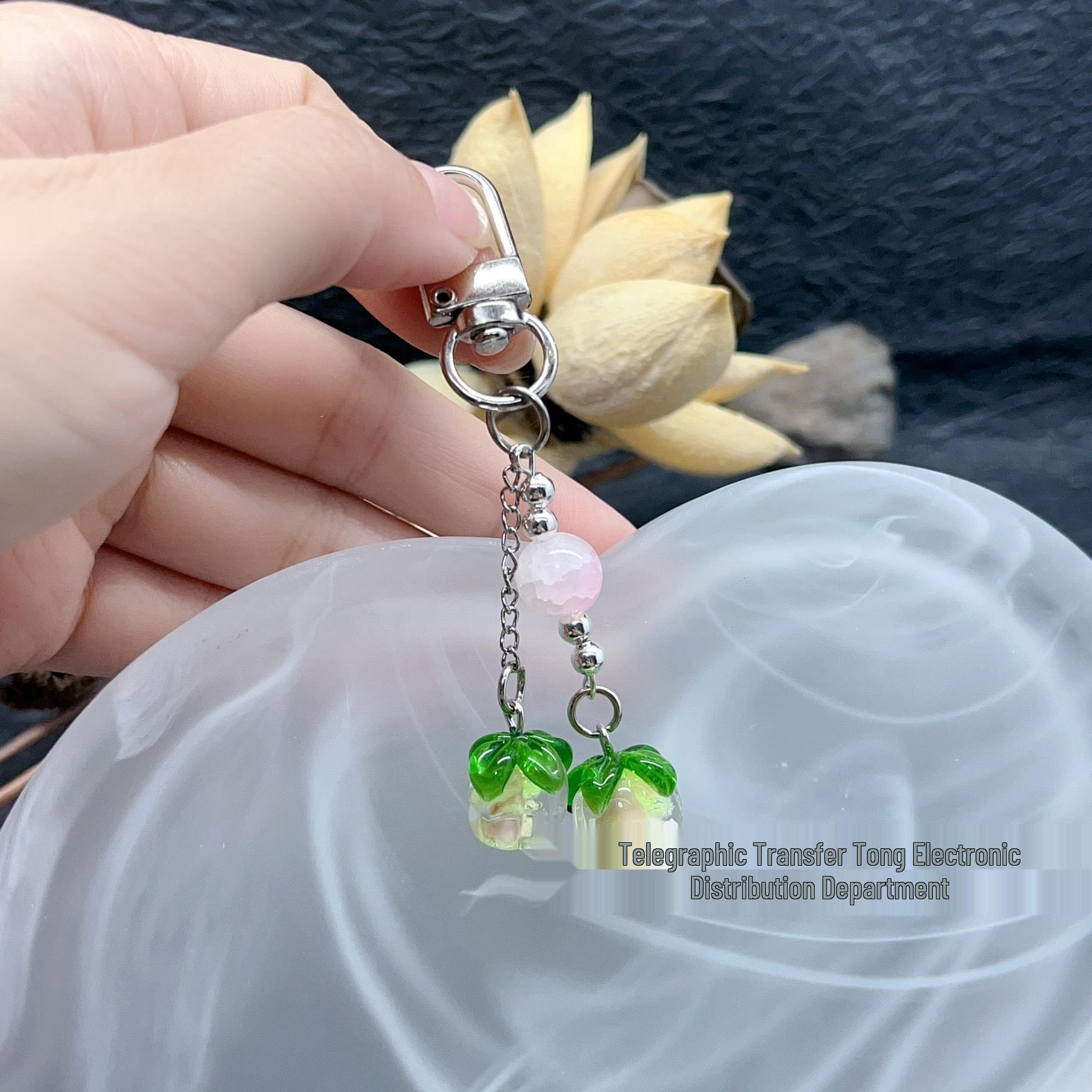 Стильный брелок-подвеска для телефона  Хурма Жуи  - Подвеска со свежим фруктом для сумки или машины