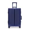 Aluminum-Magnesium Alloy Trolley Case with Universal Wheels, 24" Carry-On for Student Travel & Men's Business, with Combination Lock.