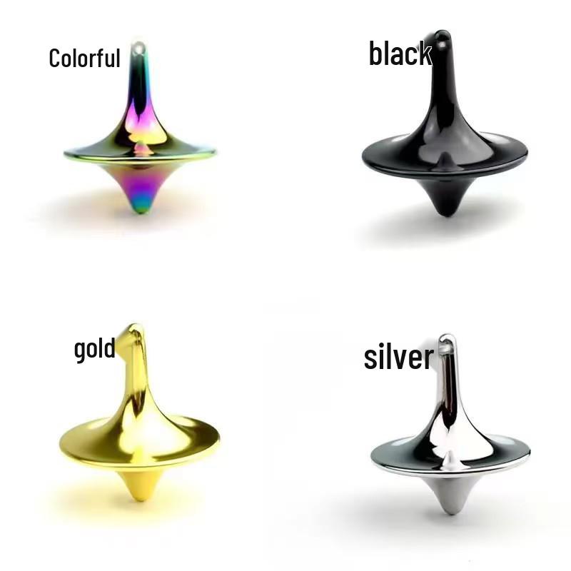 Popular Rotating Gyroscope Metal Keychain - Stress Relief & Promotional Gift