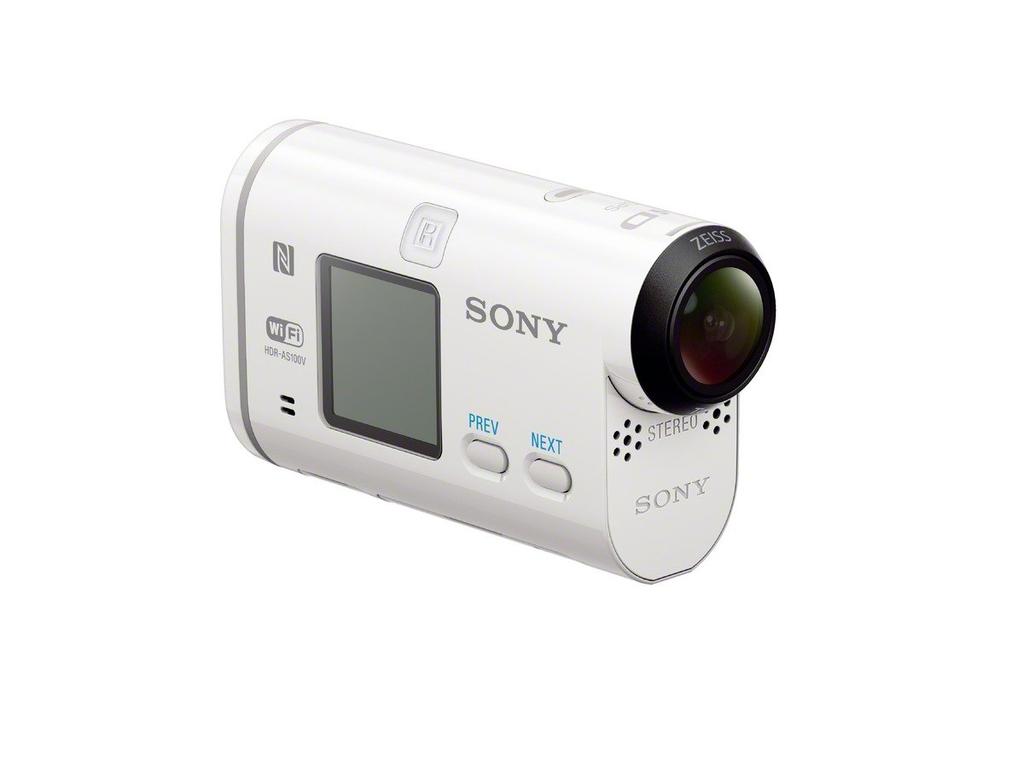 SONY Action Cam AS100VR Video Camera with Live View Remote Control Kit and Waterproof Case (HDR-AS100VR)