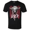 Slayer Logo Inspirierendes Print T-Shirt Lässiger Streetstyle Baumwoll-T-Shirt Geeignet für Metal-Fans