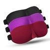 RKPM Sleep Mask - Lightweight & Comfortable Super Soft Adjustable 3D Contoured Eye Masks for Sleeping, Travel, Shift Work, Naps, Night Blindfold E