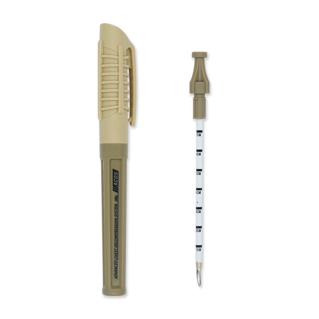 RHINO RESCUE 14ga Needle Decompression Kit | Pneumothorax Catheter for Tension Pneumo, EMS & Trauma IFAK