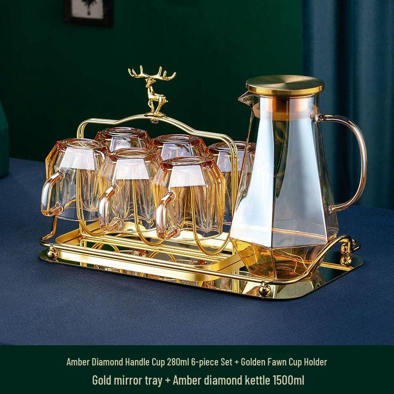 Qiuqiao Light Luxury Heat-Resistant Glass Cup