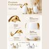 Elegant Ceramic Penguins Family Ornament 3Pcs Animal Sculpture Set Modern Home Office Decors