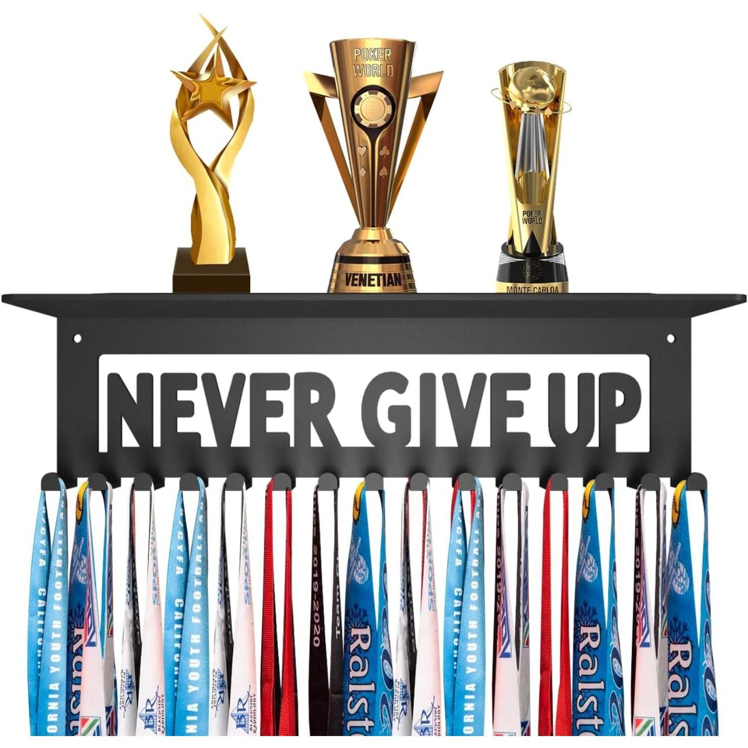 Металлическая настенная вешалка-крючок для медалей