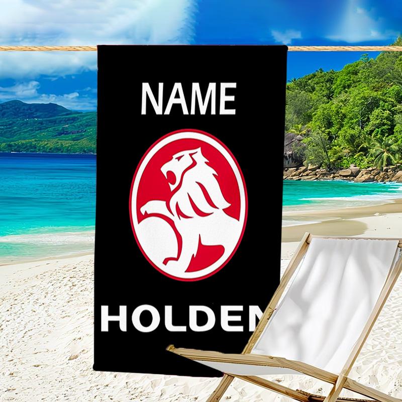 1pc Football30 Beach Towel with Custom Name, Beach/Swimming/Bath/Picnic/Camping Towel, Suitable for Seaside Beaches