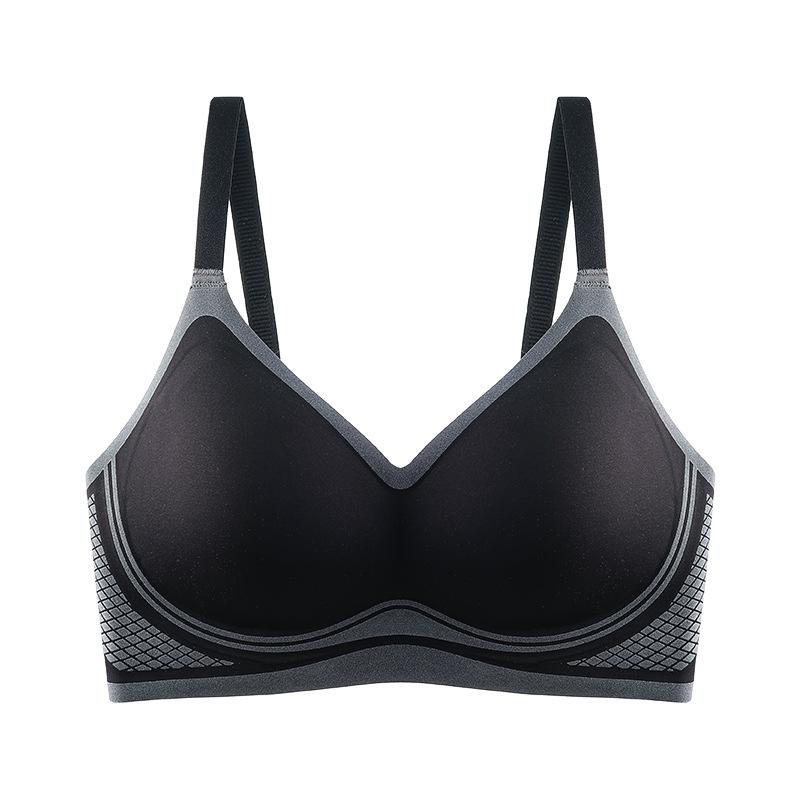 

Invisible Bra for Women Soft Support Gathering Bra for Women Anti-sagging Bra Push Up Bra M чорний