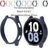 Case for Samsung Galaxy Watch 4/5/6/7 40mm 44mm 45/47mm Matte Cover Protective Hollow Bumper Shell for Watch 6 Classic 43MM 47MM