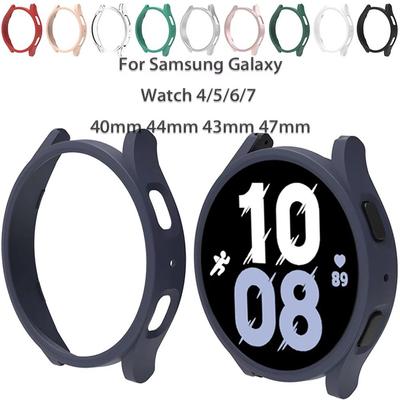 Etui do Samsung Galaxy Watch 4/5/6/7 40mm 44mm 45/47mm Matowa Osłona Ochronny Pusty Zderzak Obudowa do Watch 6 Classic 43MM 47MM
