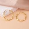 S925 Silver Needle Square Hoops & Large Circle Earrings: Niche Design, Light Luxury, High-End Jewelry