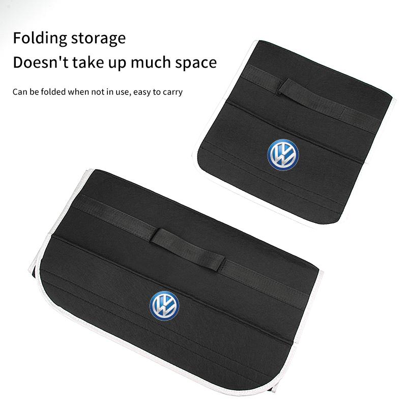 PET1 Car Trunk Felt Stowing Storage Tool Large Capacity Portable For VW GTI Polo Passat Scirocco Golf Tiguan Jetta T-ROC Touareg
