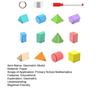 3D Geometry Learning Book with Pull-String Design Geometric Shape Models for Beginners Geometry Interactive Educational Tool Spatial Imagination DIY