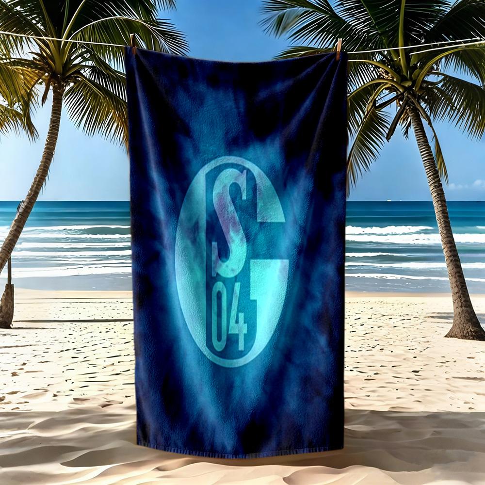 Fc Schalke2 Beach Towel Soft Durable Quick-Dry Comfortable Lightweight