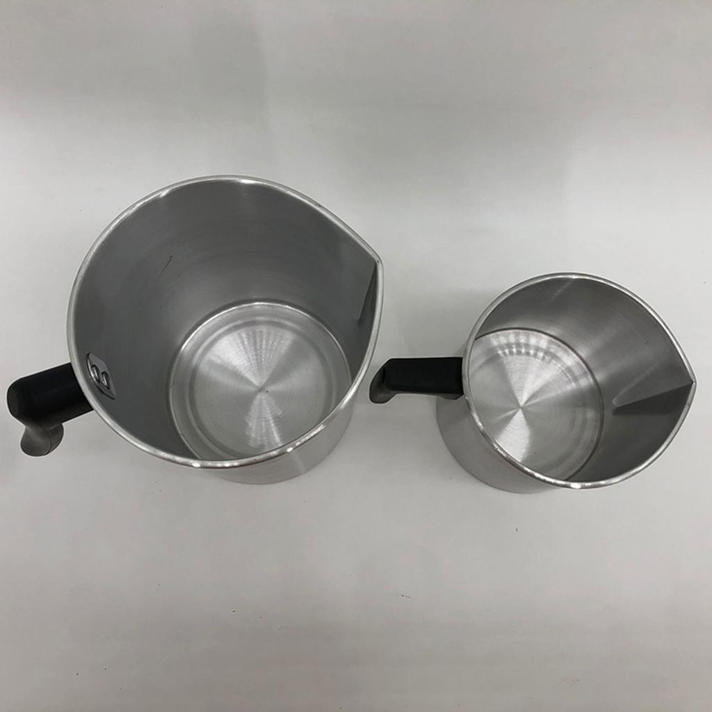 Aluminium Kaarsen Maakkan met Ergonomisch Handvat Draagbare Wax Smeltbeker Benodigdheden voor Thuis Kaarsen Maken