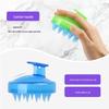 Silicone Scalp Massage Brush: Soft Bristle Shampoo & Meridian Care for Adults
