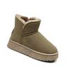 New Snow Boots Women's Autumn and Winter Short Tube Velvet Cotton Boots Thick-soled Short Boots Thickened Cotton Shoes Women's Bread Shoes