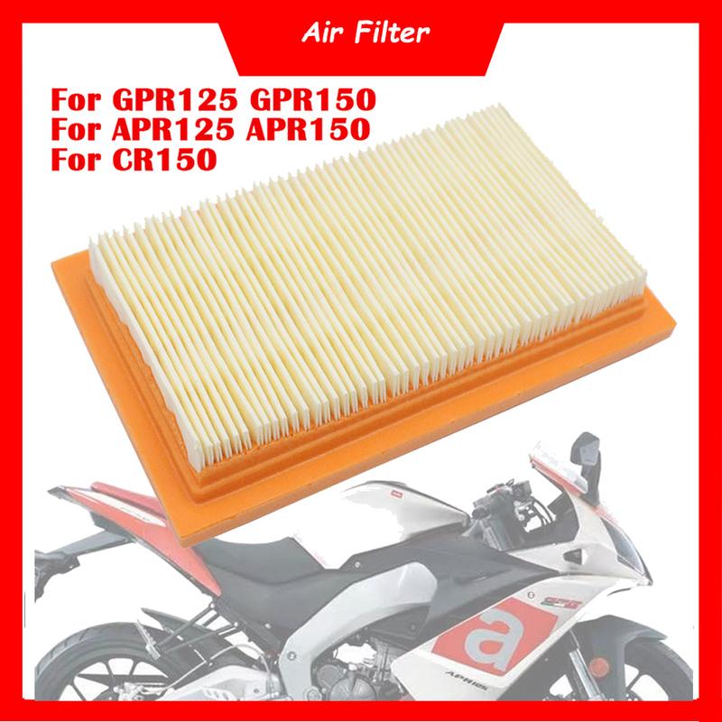 Motorcycle Engine Air Filter Cleaner Air Intake Filter Element For Aprilia GPR125 GPR150 CR150 APR125 APR150