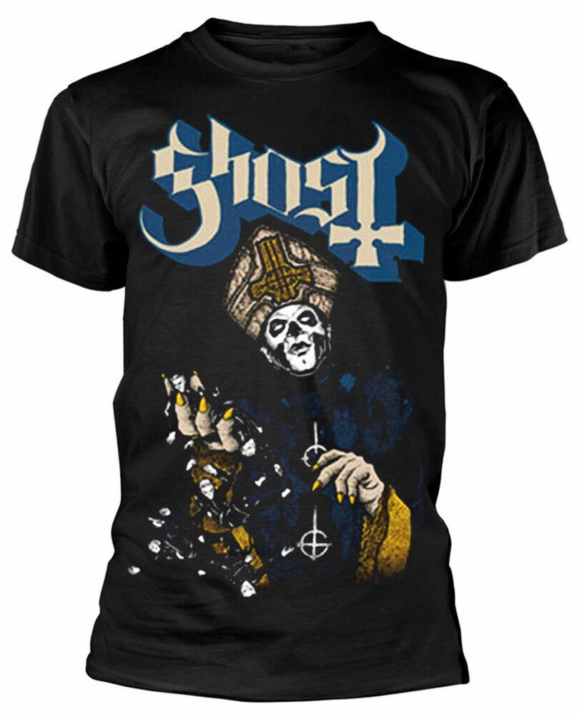 

Чорна футболка унісекс Ghost Papa Of The World S