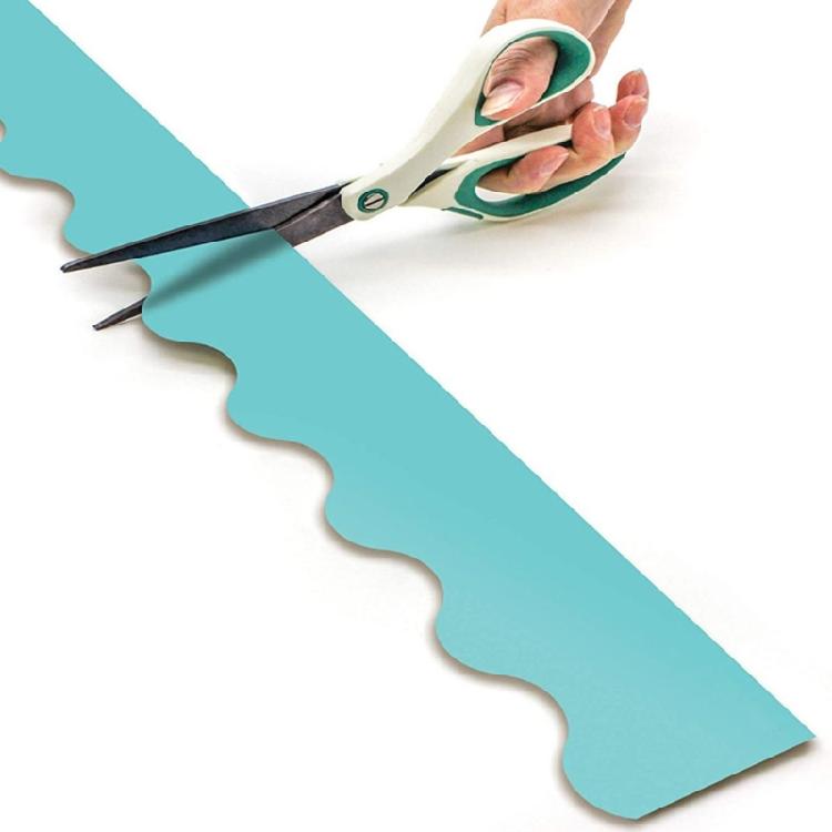 Colorful Border Trim Scalloped Bulletin Board Borders Display Borders Back-to-School Decorations