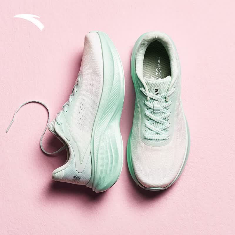 ANTA Leaf Thick Sole Cushioned Women's Running Shoes