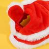Soft Cat Dance Lion Hats Chinese Style Pet Christmas Costume Fashion Cute Plush Pet Caps  Kitten