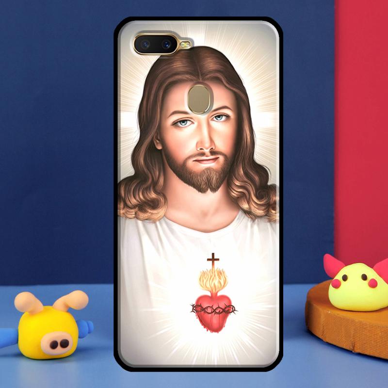 Christliches Jesus Motiv für Oppo A54 A57 S A78 A58 A98 A5 A9 A91 A15 A16 A17 A52 A72 A76 A96 A74 A94 A77 Handyhülle