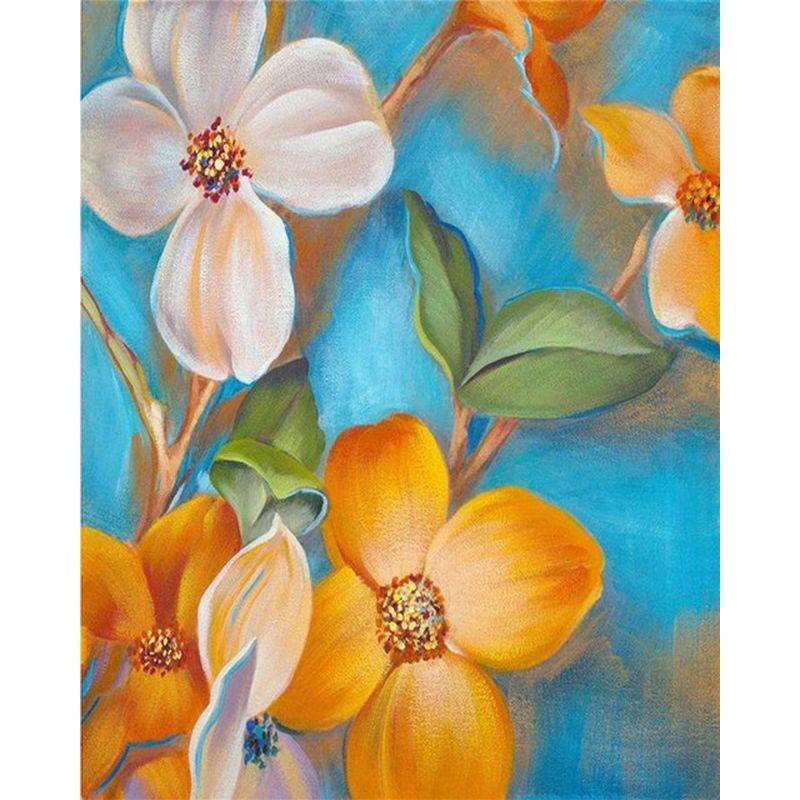 5d Diamond Mosaic Painting Flowers Diy Full Round Diamond Embroidery Rhinestone Pictures Gift Modern Decoration