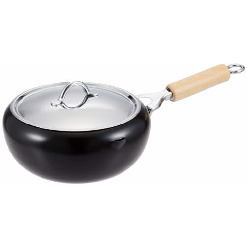 Eporus Yellow Line Induction Compatible One-Handed Deep Fryer, 20cm (with lid) YL-IH20SF