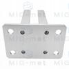 Base Foot 80X80Mm For Gate Posts, Wickets, Panel Fences 74X74Mm
