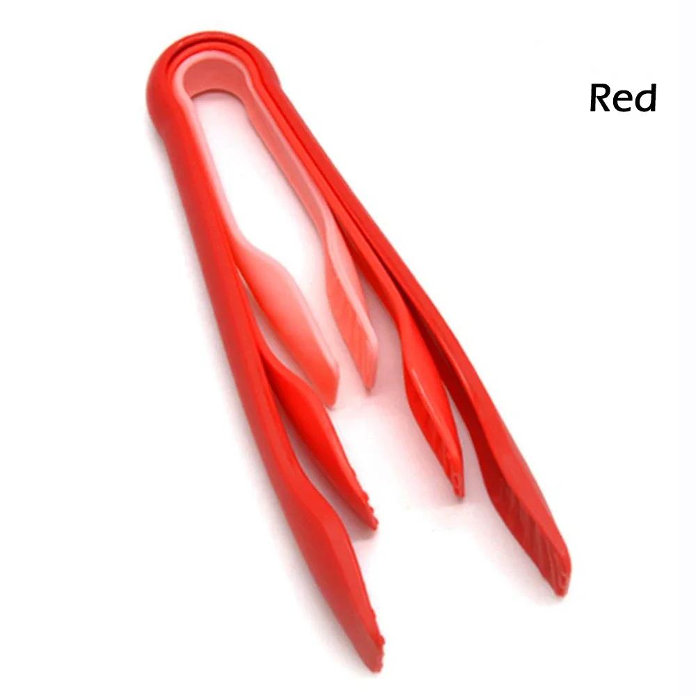 

3 шт./набор Нескользящие Многоразовые Зажимы для Еды Хлеба Кухонные Щипцы для Еды Пластиковые Салат Бекон Стейк Зажим Щипцы для Льда Барбекю Выпечка Кулинарный Зажим