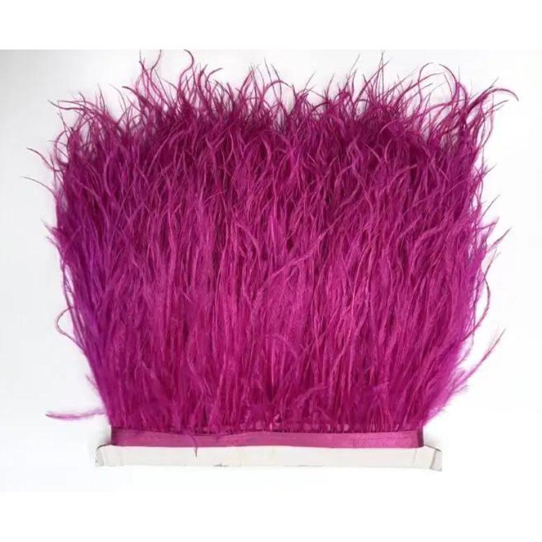 Feather5m Ostrich Hair Fringe Feather Trims Stage Costume Accessories Manufacturers