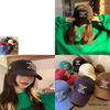 Stylish Korean Brand K Letter Embroidered Round Top Curved Brim Baseball Cap Unisex Casual Sunscreen Breathable Hat