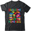 Building Memories Building Bricks Blocks Family Matching Shirt Short Sleeve Tee