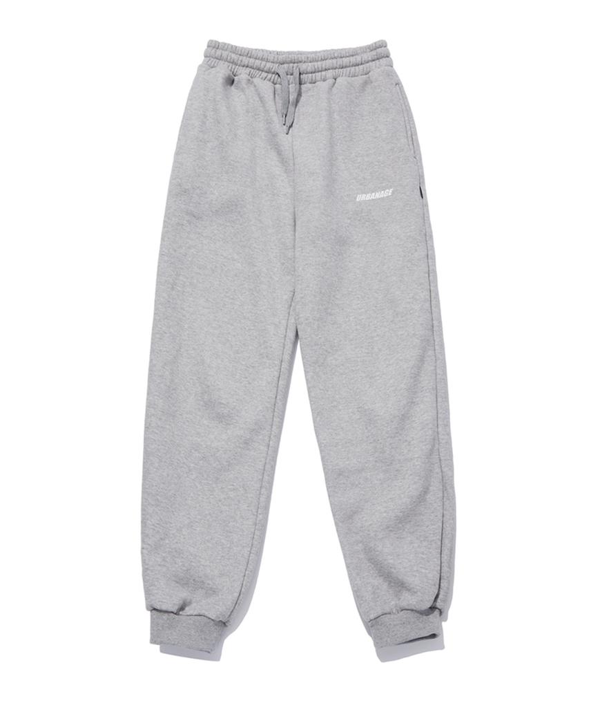 URBANAGE Basic Jogger Sweatpants_Melange Grey